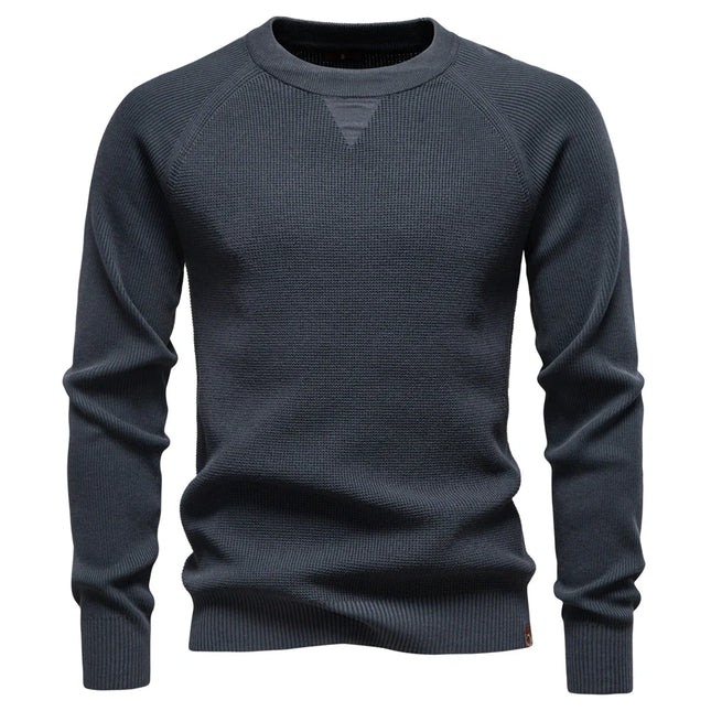 AIOPESON Raglan Sleeve Polo Shirt Men Henley Collar Solid Color Long Sleeve Heavyweight Cotton Business Casual Autumn Winter