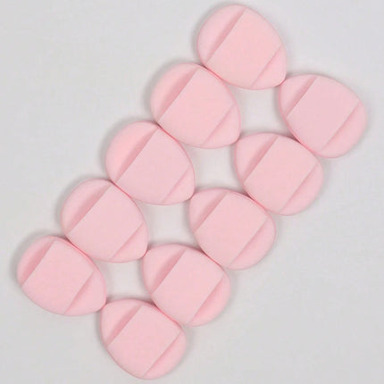 10/50Pcs Finger Cushion Powder Puff,With Air Cushion Powder Puff, Latex-Free Blending Sponge And Makeup Puff