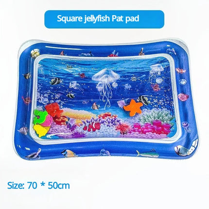 Baby Water Play Mat Inflatable Cushion PVC Infant Tummy Time Toddler Water Pad For Kids Early Education Developing Activity Toys