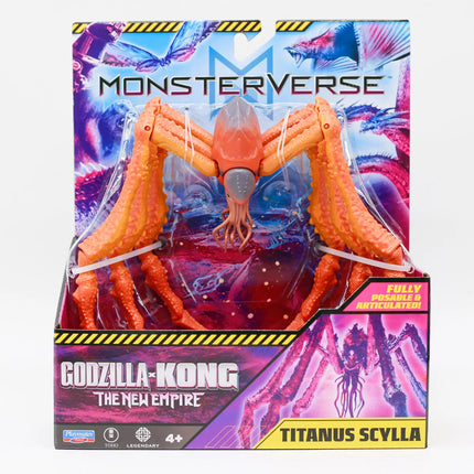Playmates Godzilla VS Kong New Empire Monsterverse Titan X Ion Dragon Titanus Scylla Action Figure Toy Monarch Legacy of Monster