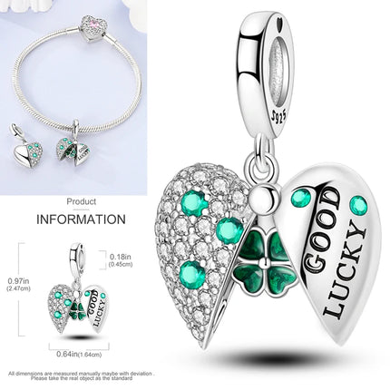 New 925 Sterling Silver Charms Beads Sunflower Flower Daisy Original Charm Pendant Fit Charm Bracelets DIY Jewelry Birthday Gift