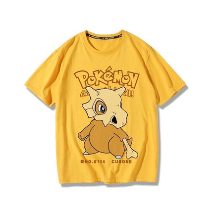 Pokémon Pikachu Gengar Magikarp T-shirt Cotton Tee Men's 2026 Summer Fashion Oversize Street Casual Y2K Tops Streetwear Clothing