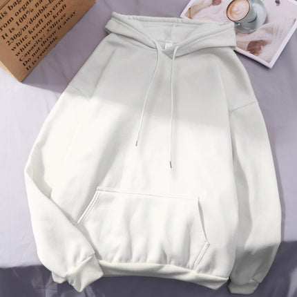 Fashion Men Women Hoodie Casual Hoodies Pullovers Sweatshirts Couple Tops Solid Color Hooded Spring Autumn Warm Fleece Hoody