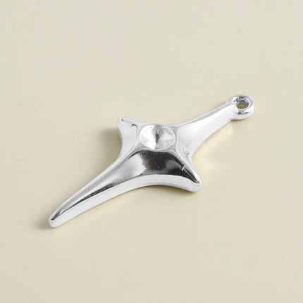 5pcs Kawaii Charm Flower Star Crab Stainless Steel Pendants For Jewelry Making Supplies Assorted Mini Charms In Bulk DIY Finding