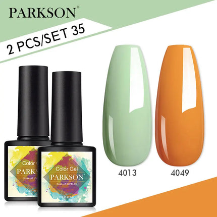 Parkson 2/3pcs Matte Top Coat Gel Nail Polish Kit Base Top Coat Set UV LED Nail Art Manicure Polish Primer Soak Off Nail Gel Set