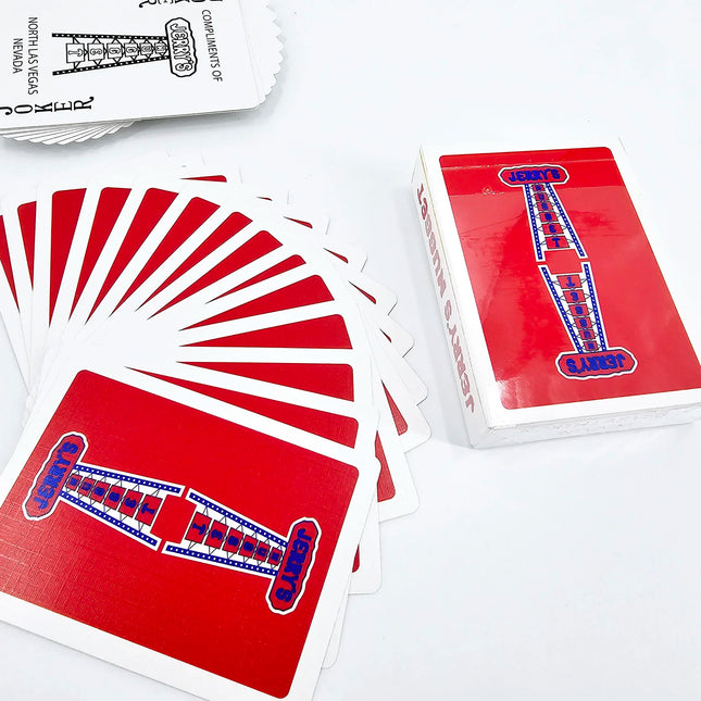 Jerry's Nugget Playing Cards Poker (Red/Blue) Poker Deck Magic Tricks Close Up Illusion Gimmick Prop Mentalism Comedy Magia Funny