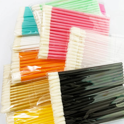 5/50pcs New Disposable Cosmetic Lip Brush Lipstick Lip Glossy Wands Pen Cleaner Applicator Eyeshadow Gloss Makeup Brushes Tools