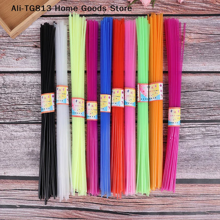 [TG813]350pcs Children DIY Folded Star Plastic Straw Lucky Transparent Tube Origami