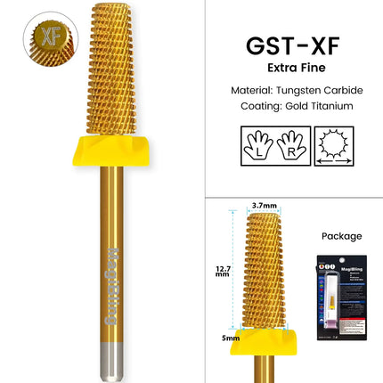 Tapered Barrel Nail Drill Bits Carbide Nails Grinding Head Milling Cutter 4XC Hard Soft Gel Removal Polishing DIY Tools