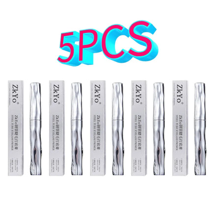Waterproof Mascara Primer Steel Tube Lashes Mascara Primer Curling Sweatproof Non-Clumping Eyelash Extensions With Spiral Brush