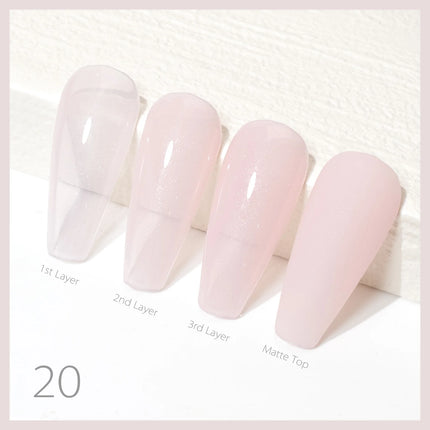 9ml CANNI Nail Gel Polish HEMA FREE TPO FREE French Nail Design Rubber Base Gel Builder Nail Gel In Bottle Semi Permanent Gel
