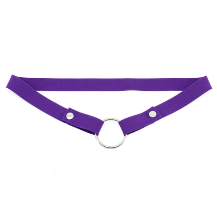 2 Way Male Chastity Cage Anti-off Device Belt Elastic Band Auxiliary Belt ONLY Adjustable Ring Rope Les Scrotum Rings