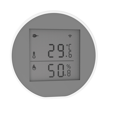 Tuya Zigbee Temperature Humidity Sensor Indoor Hygrometer Thermometer Detector LCD Screen Smart Life App Battery Or USB Powered