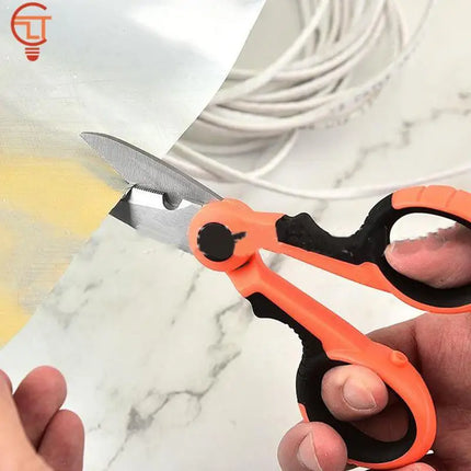 1Pcs Fiber Optic Kevlar Cutter Scissors Kevlar Aramid Fiber Sharp Scissors Jumper Wire Pigtail Tools Electrician Tools