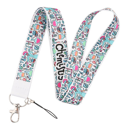 100 Designs Cute Art Lanyard for Keys Chain Badge Holder ID Credit Card Pass Hang Rope Lariat Mobile Phone Charm Accessories