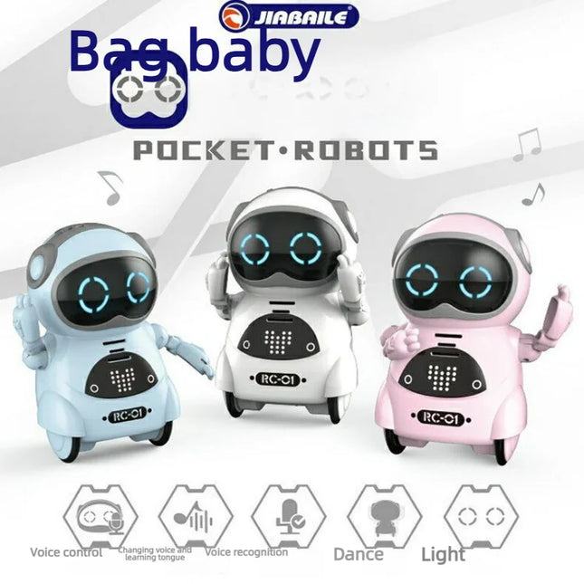 Children's Robot Can Talk Interactive Dialogue Voice Recognition Recording Singing and Dancing Storytelling Mini Smart Robot Toy