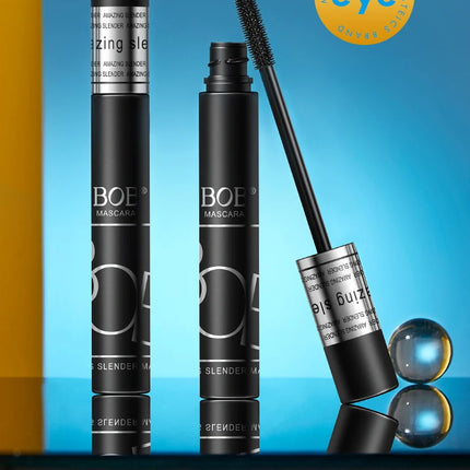 Black Thick eye black Lengthened Waterproof Sweat proof Long Lasting Mascara Setting Cream Party Curly Thick Volume Eyelashes
