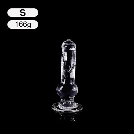 18-33cm Long Animal Dog Dildo TPE Clear Anal Plug Dog Penis Big Suction Cup Cock Vagina Masturbator Anal Sex Toys For Men Women