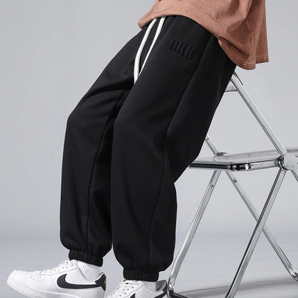 Men's Jogger Cotton/Polyester Sweatpants Big Size 8XL 7XL 6XL Sports Baggy Pants Sting Banding  Hip Hop Loose Harem Trousers