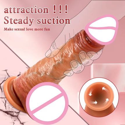 Soft Big Penis Dildos Realistic Dildo Female Masturbation Suction Cup Artificial Silicone Dick for Anal Dildo Sex Toy for Women