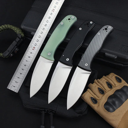 C263 Pocket Folding Knife G10 Handle EDC Flipper Knives Multi Outdoor Camping Hunting Survival Sharp Knife for Men Jackknife