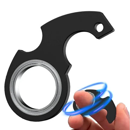 1/2/3/4Pcs Creative Keychain Fidget Spinner Stress Relief Toys For Anxiety Autism ADHD EDC Cool Stuff For Teens Adults Kids