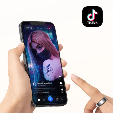 Call reminder information heart rate blood oxygen sleep exercise HR monitoring TikTok TK family care friend smart ring New 2026