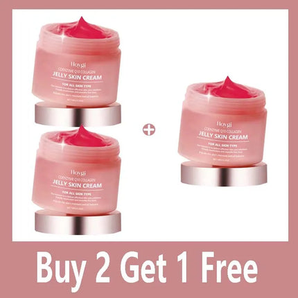 Collagen Jelly Cream Deeply Moisturizing Smooth Skin Tightening Fade Fine Lines Soothing Brightening Hydrating Facial Gel Cream