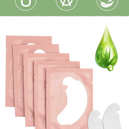 50pairs Eye Pads For Eyelash Extension Hydrogel Patches For Eyelashes U Shaped Gel Pads Lashes Extension Supplies Patches Makeup
