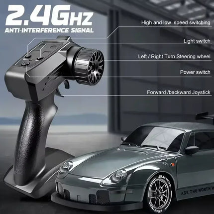1/24 4WD RC Drift Car 2.4G Remote Control High Speed Racing Toy for Kids Boys Children Christmas Gifts