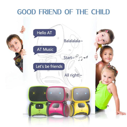 5 Style Colors Smart AT Robot Voice Control Interactive Robot Cute Toy Dance Voice Command Touch Control Toys Kids Birthday Gift