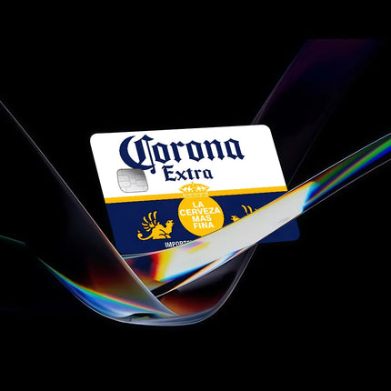 C-Corona E-Extra Beer Anime Sticker Film Skin Cover For Credit Card Debit Bank Card 1 Set Of 4 Pcs