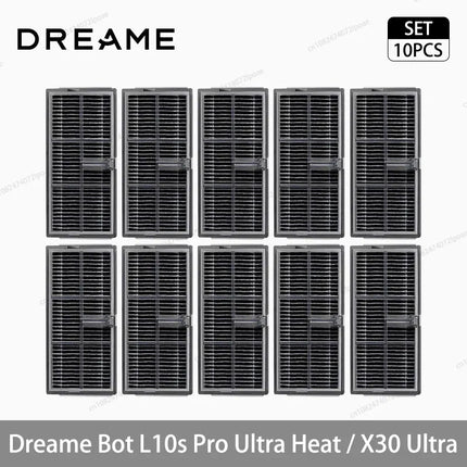 Dreame L10s Pro Ultra Heat / X30 Ultra Robot Vacuum Cleaner Accessories Main Side Brush Mop Cloth Hepa Filter Dust Bag Spare