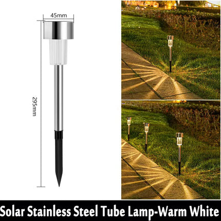 NEW 10Pack Solar Outdoor Lights Garden Lantern Solar Powered Lamp Waterproof Landscape Lighting Pathway Yard Lawn Decoration
