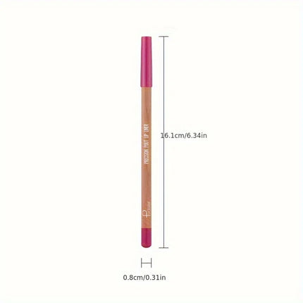 Matte lip liner pen, super smooth and easy to color, outlining clear lip shapes, a must-have for beginners, single pack