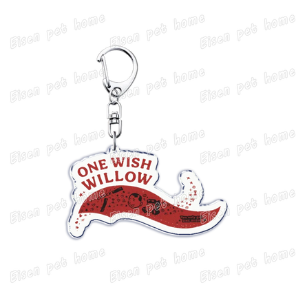 Horror Movie Obsession Keychain for Accessorie Bag Scary One Wish Willow Farming Keyrings Jewelry Friends Nikki Fans Gifts
