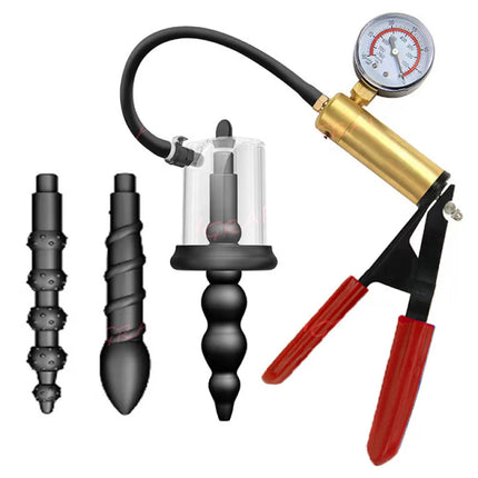 PRO Manual Vacuum Anal Pump Anus Dilator Stimulator Butt Plug Penis Pump Anal Plug Sex Toys For Man Women Vagina Sucking Adult