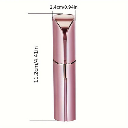 Electric Lipstick Eyebrow Trimmer, Women's Home Hair Removal Device, USB Charging Mini Shaver, Portable Facial Hair Remover