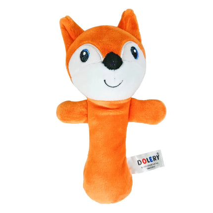 New Baby Plush Rattles Cartoon Animals Grab Ability Training Toy Infant Stroller Bed Hanging Bell Plush Dolls Educational Toys