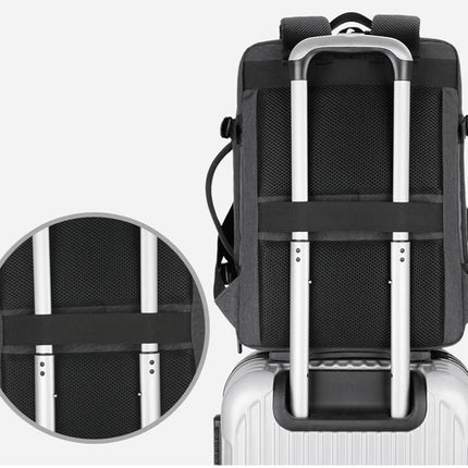 Classic Travel Backpack Men Business Backpack School Expandable USB Bag Large Capacity Laptop Waterproof Fashion Backpack