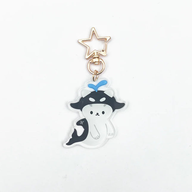 Thailand Stars Samruay Polcasan Muv Cosplay Key Chain Cartoon Acrylic Keychains Bag Pendant Keyring Fans Accessories Gift