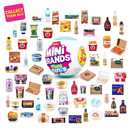 Mini Brands Fill The Fridge Mini Minis Blindbox Toy Collectible Miniature Surprise Toy