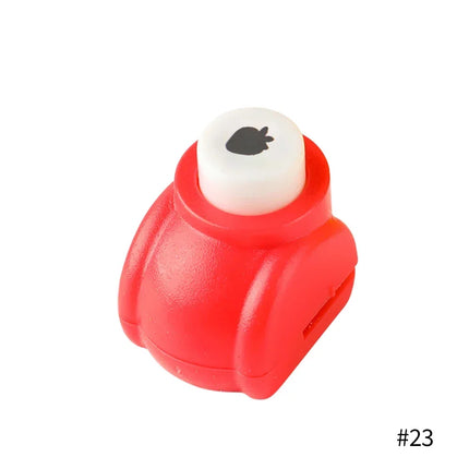 24 Puncher Shape Mini Scrapbook Punches Handmade Cutter Card Craft Hole Punch Scrapbook Paper Punch DIY Mini Puncher for Kids