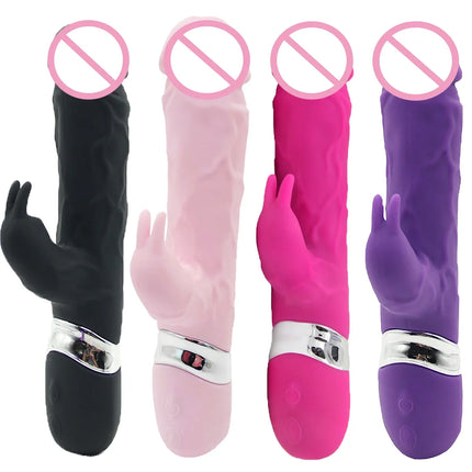 Large Dildo G Spot Vibrator Rabbit Clitoral Clit Stimulation Realistic Penis Sex Shop Sex Toy Adult Product Vibrador for Women