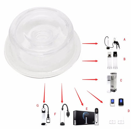 Universal Silicone Precision Penis Pump Sleeve Comfort Cylinder Seal Replacement