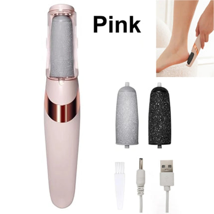 Electric Foot Grinder Professional Foot Repair Tool, Suitable for Dryness, Calluses, Dead Skin, Equipped with 2 Sanding Heads
