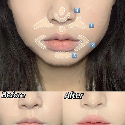 Cappuvini Velvet Highlighter Concealer Liquid Cover Acne Marks Dark Circles Brighten Skin Tone Moisturize Long-lasting Makeup