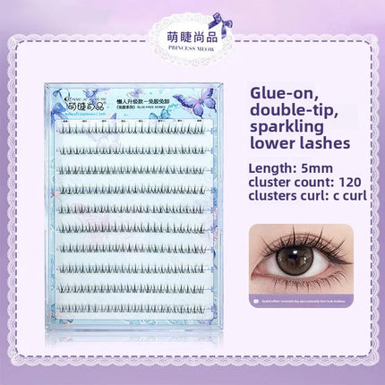 No Glue Needed False Eyelashes Lower Lashes Wispy Cat Eye Lashes Voluminous Fluffy Natural Look Daily Wear Easy to Apply