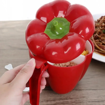 4 In 1 Plastic Creative Seasoning Jar Container With Spoon Chili Shape Barbecue Condiment Spice Rack Home Kitchen Acceesories