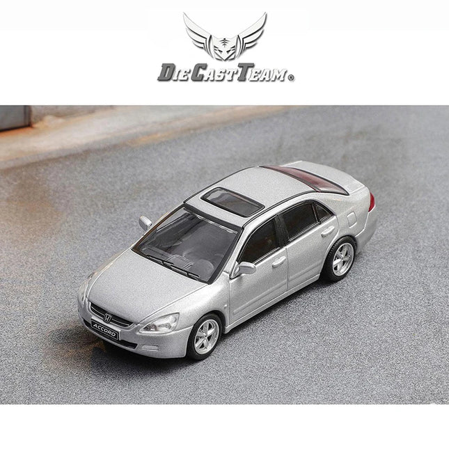 DCT 1/64 Honda 7th Generation Accord Car Alloy Motor Vehicle Diecast Metal Model Kids Xmas Gift Toys for Boys